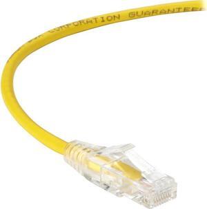 BLACK BOX C6APC28-YL-05 CAT6A 500-MHZ STRANDED ETHERNET PATCH CABLE - UNSHIELDED (UTP), CM PVC, SNAGLESS