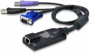 Aten USB Virtual Media KVM Adapter Cable with Smart Card Reader (CPU Module)