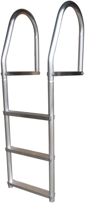 Dock Edge Fixed Eco-Weld Free Aluminum 3-Step Dock Ladder - 2073-F Dock Edge Fixed Eco-Weld Free Aluminum 3-Step Dock Ladder - 2073-F
