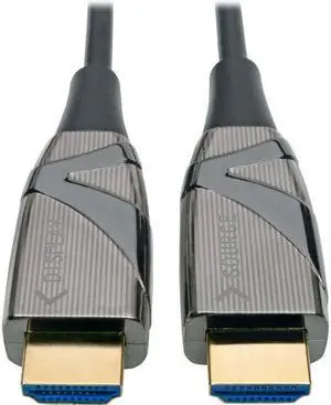 Tripp Lite Fiber Optic HDMI 2.0 (Active HDMI Cable), High Speed HDMI Cable, 4K, 60Hz, 4:4:4, 18 Gbps, 15 m. (50 ft.) Black (P568-15M-FBR)