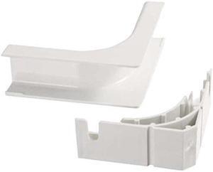 Wiremold 5450 Raceway Device Bracket Fitting, Two Gang, Ivory,