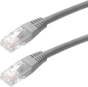 4XEM 4XC5EPATCH15GR 15 ft. Cat 5E Grey Molded RJ45 UTP Patch Cable