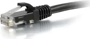 C2G 00734 Cat6a Cable - Snagless Unshielded Ethernet Network Patch Cable, Black (14 Feet, 4.26 Meters)