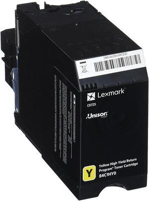 Lexmark Toner,Cx725,Hy,Rtn,Yl 84C1HY0