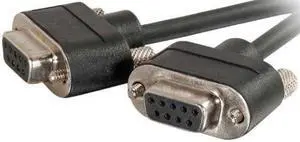 C2g 25Ft Cmg-Rated Db9 Low Profile Null Modem F-F