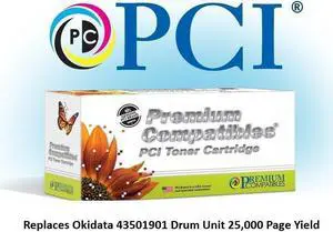 Premium Compatibles 43501901-PCI Black PCI OKIDATA 43501901 B4400 PRINTER Drum
