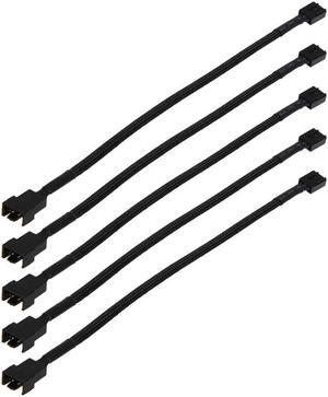 Cables 5pcs/lot 4 Pin PWM Connector Case Fan Extension Power Cable for Compure CPU for  Case Fan 12inch