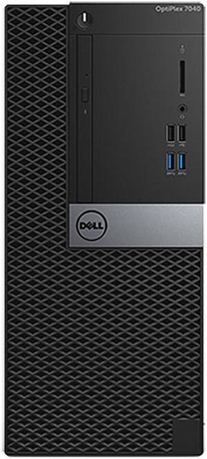 Dell OptiPlex 7040 Mini-Tower Workstation - Intel Core i5-6500 3.2GHz 4 Core Processor - 16GB DDR4 Memory - 512GB NVMe SSD - Intel HD Graphics - 240W PSU - Windows 10 Pro