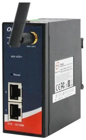 ORing IAP-420+ - Rugged 2x 10/100TX (RJ-45 LAN with one PoE client) + 1x 802.11b/g/n  Access Point