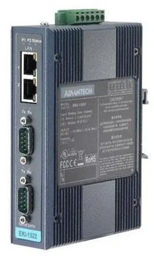 Advantech EKI-1522-CE - 2-port RS-232/422/485 Serial Device Server