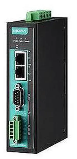 Moxa NPort IA5150A - 1-port RS-232/422/485 serial device server, 10/100MBaseT(X), 1KV serial surge