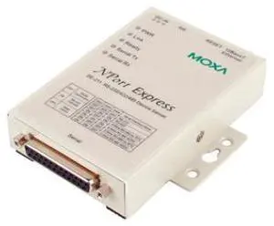 Moxa DE-211 - 1 port device server, 10M Ethernet, RS-232/422/485, DB25 female, 15KV ESD 110V or 230V