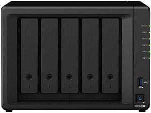 Synology DiskStation DS1520+ NAS Server for Business with Celeron CPU, 8GB DDR4 Memory, 10TB SSD Storage, Synology DSM Operating System