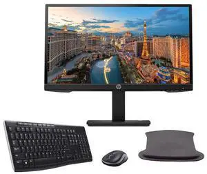 HP P22h G4 22 Inch Class LED-Backlit LCD 1920 x 1080 75 Hz (9UJ12A8) Full HD IPS LED-Backlit LCD Monitor Bundle with HDMI, VGA, DisplayPort, Gel Mouse Pad, and MK270 Wireless Keyboard and Mouse HP P22h G4 22 Inch Class LED-Backlit LCD 1920 x 1080 75 Hz (9UJ12A8) Full HD IPS LED-Backlit LCD Monitor Bundle with HDMI, VGA, DisplayPort, Gel Mouse Pad, and MK270 Wireless Keyboard and Mouse