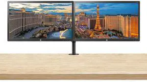 HP 22uh 21.5-inch Full HD 1920 x 1080 LED Backlit LCD Monitor 2-Pack Bundle with HDMI, VGA, DVI ports, and Desk Mount Clamp Dual Monitor Stand HP 22uh 21.5-inch Full HD 1920 x 1080 LED Backlit LCD Monitor 2-Pack Bundle with HDMI, VGA, DVI ports, and Desk Mount Clamp Dual Monitor Stand