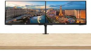 HP P22h G4 22 Inc Class LED-Backlit LCD 2-Pack Monitor Bundle with Desk Mount Clamp Dual Monitor Stand, FHD 1080p, LED Backlit, IPS, Anti-Glare, Tilt (HDMI, VGA and DisplayPort) for Home and Office HP P22h G4 22 Inc Class LED-Backlit LCD 2-Pack Monitor Bundle with Desk Mount Clamp Dual Monitor Stand, FHD 1080p, LED Backlit, IPS, Anti-Glare, Tilt (HDMI, VGA and DisplayPort) for Home and Office