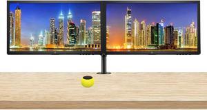 HP V24 24 inch TN Full HD 1920 x 1080 LED Backlit LCD Monitor 2-Pack Bundle with HDMI & VGA ports, FreeSync, 75Hz Refresh Rate, Low Blue Light, Desk Mount Clamp Dual Monitor Stand, & Mini Glow Speaker
