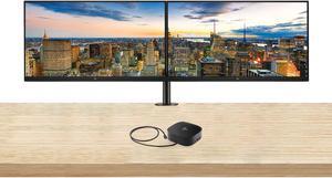 HP EliteDisplay E24t G5 24-inch Full HD LED-Backlit LCD IPS Advanced In-Cell Touch Monitor, 2-Pack Bundle with HDMI, USB Hub, and DisplayPort, Desk Mount Dual Monitor Stand, HP USB-C Multiport G5 Dock
