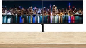ViewSonic VG2756-2K 27-inch 2560 x 1440 Quad HD LCD IPS Monitor, 2-Pack bundle with Frameless, Dock, Daisy Chain, HDMI, DisplayPort, USB Hub, USB-C, Ethernet, Speakers, Desk Mount Dual Monitor Stand
