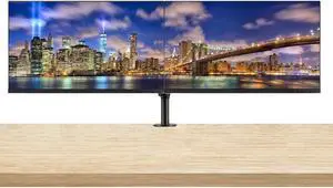 ViewSonic VG2756-4K 27-inch 3840 x 2160 Ultra HD LCD IPS Monitor, 2-Pack bundle with Frameless, Dock, Daisy Chain, HDMI, DisplayPort, USB Hub, USB-C, Ethernet, Speakers, Desk Mount Dual Monitor Stand