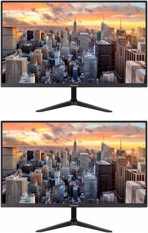 ViewSonic OMNI VX2718-P-MHD 27-inch 1080P 1ms 165Hz FHD IPS Gaming Monitor, 2-Pack Bundle with AMD FreeSync, Eye-Care, HDMI, DisplayPort, Speakers