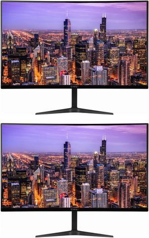 ViewSonic OMNI VX2718-PC-MHD 27-inch 1080P 1ms 165Hz FHD IPS Curved Gaming Monitor, 2-Pack Bundle with AMD FreeSync, Eye-Care, HDMI, DisplayPort, Speakers