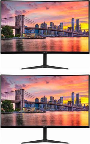 ViewSonic OMNI VX2718-2KPC-MHD 27-inch 1440P 1ms 165Hz QHD 2K IPS Curved Gaming Monitor, 2-Pack Bundle with AMD FreeSync, Eye-Care, HDMI, DisplayPort, Speakers