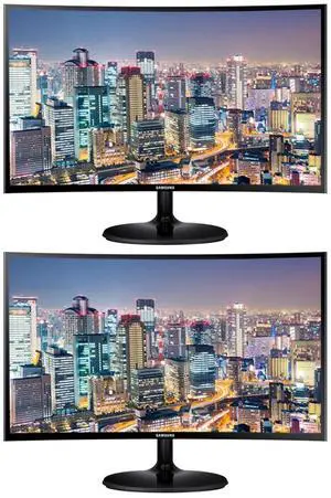Samsung CF39 27-inch 1080P FHD Curved IPS LCD Professional TAA Compliant Monitor, 2-Pack Bundle with FreeSync, HDMI, VGA (C27F390FHN) Samsung CF39 27-inch 1080P FHD Curved IPS LCD Professional TAA Compliant Monitor, 2-Pack Bundle with FreeSync, HDMI, VGA (C27F390FHN)