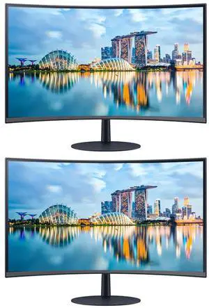 Samsung S39C 32-inch 1080P FHD Curved IPS LCD Monitor, 2-Pack Bundle with FreeSync, HDMI, DisplayPort, Speaker (S32C394EAN) Samsung S39C 32-inch 1080P FHD Curved IPS LCD Monitor, 2-Pack Bundle with FreeSync, HDMI, DisplayPort, Speaker (S32C394EAN)