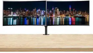 Samsung S36C 24-inch 1080P FHD Curved IPS LCD Monitor, 2-Pack Bundle with FreeSync, HDMI, VGA, Desk Mount Dual Monitor Stand (S24C368EAN) Samsung S36C 24-inch 1080P FHD Curved IPS LCD Monitor, 2-Pack Bundle with FreeSync, HDMI, VGA, Desk Mount Dual Monitor Stand (S24C368EAN)