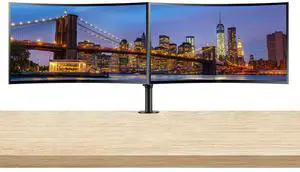 Samsung S36C 27-inch 1080P FHD Curved IPS LCD Monitor, 2-Pack Bundle with FreeSync, HDMI, VGA, Desk Mount Dual Monitor Stand (S27C368EAN) Samsung S36C 27-inch 1080P FHD Curved IPS LCD Monitor, 2-Pack Bundle with FreeSync, HDMI, VGA, Desk Mount Dual Monitor Stand (S27C368EAN)