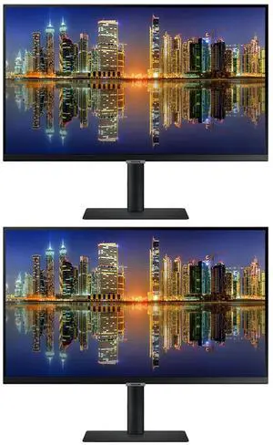 Samsung S80A 27-inch 2160P 4K UHD Ultra-Slim Bezel IPS LCD ViewFinity Monitor, 2-Pack bundle with, DisplayPort, HDMI, USB Hub (S27A804NMN) Samsung S80A 27-inch 2160P 4K UHD Ultra-Slim Bezel IPS LCD ViewFinity Monitor, 2-Pack bundle with, DisplayPort, HDMI, USB Hub (S27A804NMN)