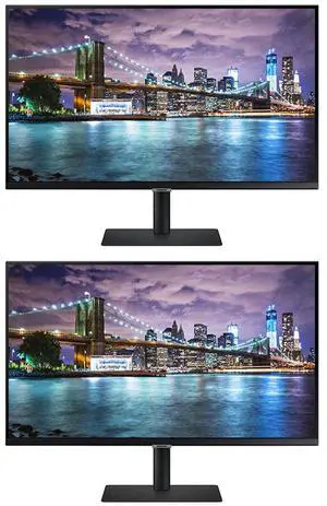 Samsung S80PB 32-inch 2160P 4K UHD Ultra-Slim Bezel IPS LCD ViewFinity Monitor, 2-Pack bundle with Dock, Ethernet, USB-C, DisplayPort, HDMI, USB Hub (S32B804PXN) Samsung S80PB 32-inch 2160P 4K UHD Ultra-Slim Bezel IPS LCD ViewFinity Monitor, 2-Pack bundle with Dock, Ethernet, USB-C, DisplayPort, HDMI, USB Hub (S32B804PXN)