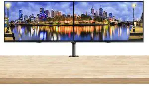 Samsung S80A 32-inch 2160P 4K UHD Ultra-Slim Bezel IPS LCD ViewFinity Monitor, 2-Pack bundle with, DisplayPort, HDMI, USB Hub, Desk Mount Dual Monitor Stand (S32A804NMN) Samsung S80A 32-inch 2160P 4K UHD Ultra-Slim Bezel IPS LCD ViewFinity Monitor, 2-Pack bundle with, DisplayPort, HDMI, USB Hub, Desk Mount Dual Monitor Stand (S32A804NMN)