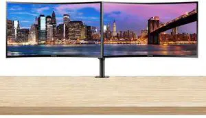 Samsung CF39 27-inch 1080P FHD Curved IPS LCD Professional TAA Compliant Monitor, 2-Pack Bundle with FreeSync, HDMI, VGA, Desk Mount Dual Monitor Stand (C27F390FHN) Samsung CF39 27-inch 1080P FHD Curved IPS LCD Professional TAA Compliant Monitor, 2-Pack Bundle with FreeSync, HDMI, VGA, Desk Mount Dual Monitor Stand (C27F390FHN)