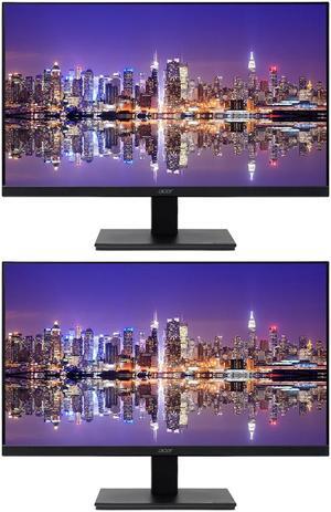 Acer Vero V7 V247Y E BMIPX 24-inch 1080P Full HD IPS 100 Hz 4 ms Widescreen LCD Monitor, 2-Pack bundle with Adaptive Sync, Eye Care, HDMI, DisplayPort, Integrated Speaker