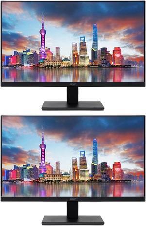 Acer Vero V7 V247YU E BMIIPX 24-inch 1440P 2K Quad HD IPS 100 Hz 4 ms Widescreen LCD Monitor, 2-Pack bundle with Adaptive Sync, Eye Care, HDMI, DisplayPort, Integrated Speaker