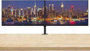 Acer Vero V7 V277Y E BIP 27-inch 1080P Full HD IPS 100 Hz 4 ms Backlit Widescreen LCD Monitor, 2-Pack bundle with VGA, HDMI, DisplayPort, Desk Mount Dual Monitor Stand