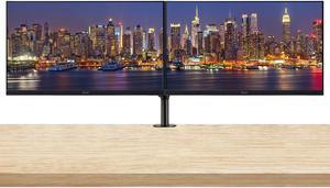 Acer Vero V7 V247YU E BMIIPX 24-inch 1440P 2K Quad HD IPS 100 Hz 4 ms Widescreen Monitor, 2-Pack bundle with Eye Care, HDMI, DisplayPort, Integrated Speaker, Desk Mount Dual Monitor Stand