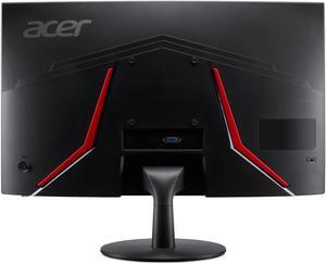 Acer Nitro ED240Q Curved 24-inch 1080P Full HD 75 Hz 1 ms LED Gaming Monitor, 2-Pack bundle with Eye Care, Frameless, FreeSync, VGA, HDMI