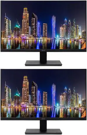 Acer Vero V7 V277Y E BMIPX 27-inch 1080P Full HD IPS 100 Hz 4 ms Widescreen LCD Monitor, 2-Pack bundle with Adaptive Sync, Eye Care, HDMI, DisplayPort, Integrated Speaker