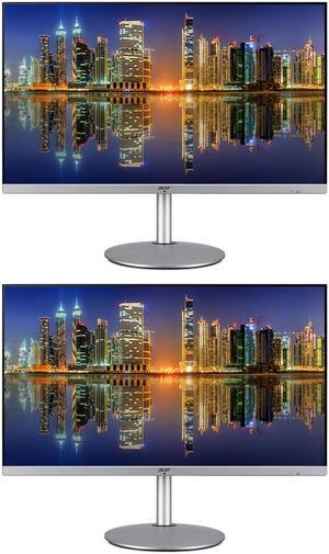 Acer CB322QK 32-inch 2160P 4K Ultra HD IPS LCD Professional Monitor, 2-Pack bundle with Adaptive Sync, Eye Care, Dock, USB-C, Ethernet, HDMI, DisplayPort, USB Hub, Integrated Speaker