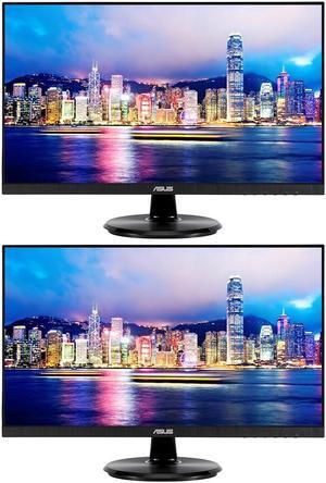 Asus VA27DQ 27-inch 1080P 75 Hz Full HD LED Backlit LCD Monitor, 2-Pack Bundle with DisplayPort, HDMI, Eye Care, FreeSync, Ultra-low Blue Light, Integrated Speaker