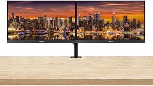 Asus ProArt PA247CV 24-inch 1080P FHD 100% sRGB IPS Professional Monitor, 2-Pack Bundle with USB-C, DisplayPort Daisy-Chain, HDMI, USB Hub, Integrated Speakers, Desk Mount Dual Monitor Stand