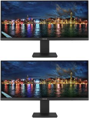 Asus VP299CL 29-inch UW-UXGA IPS LCD Monitor, 2-Pack Bundle with FreeSync, Eye Care Plus, HDR-10, USB-C, DisplayPort, HDMI, Integrated Speaker