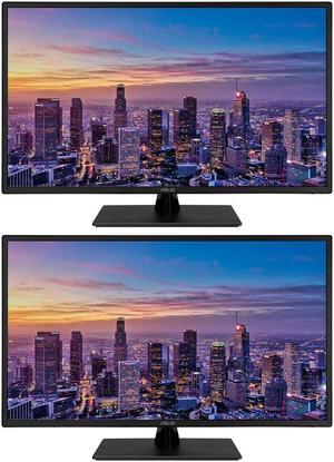 Asus VP32AQ 32-inch 1440P 2K WQHD 100% sRGB Frameless LCD Professional Monitor, 2-Pack Bundle with FreeSync, Eye Care Plus, HDR10, DisplayPort, HDMI, Integrated Speaker