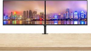 Asus ProArt PA329CV 32-inch 2160P 4K UHD 100% sRGB IPS Professional Monitor, 2-Pack Bundle with USB-C, DisplayPort, HDMI, USB Hub, Integrated Speakers, Desk Mount Dual Monitor Stand