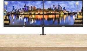 Asus ProArt PA248QV 24-inch 1920 x 1200 WUXGA 100% sRGB IPS Professional Monitor, 2-Pack Bundle with DisplayPort, HDMI, USB Hub, Integrated Speakers, Desk Mount Dual Monitor Stand