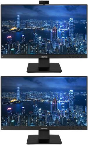 Asus BE279QSK 27-inch 1080P FHD Frameless IPS Business Monitor, 2-Pack Bundle with Full HD Webcam, Mic Array, Speakers, DisplayPort, HDMI, USB Hub