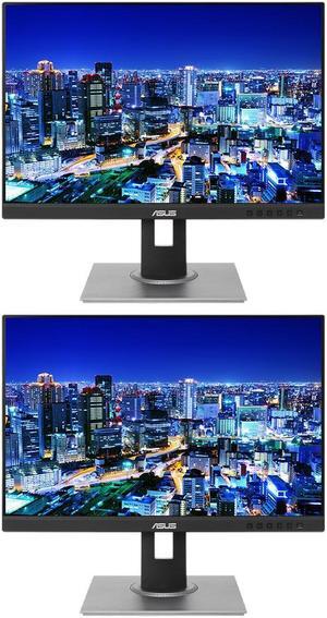 Asus ProArt PA248QV 24-inch 1920 x 1200 WUXGA 100% sRGB IPS Professional Monitor, 2-Pack Bundle with DisplayPort, HDMI, USB Hub, Integrated Speakers